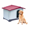 og House Kennel Crate Pet
 Large XXL Waterproof Luxury Dog Kennel with Detachable Roof - Eeco-Friendly Plastic Material
Newest Design Top Quality outdoor plastic dog